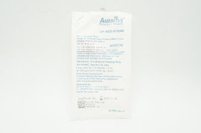 Ameritus AEG-STRAW Enteral Feeding Straw, Approx. Priming Volume 0.40mL, 5inch